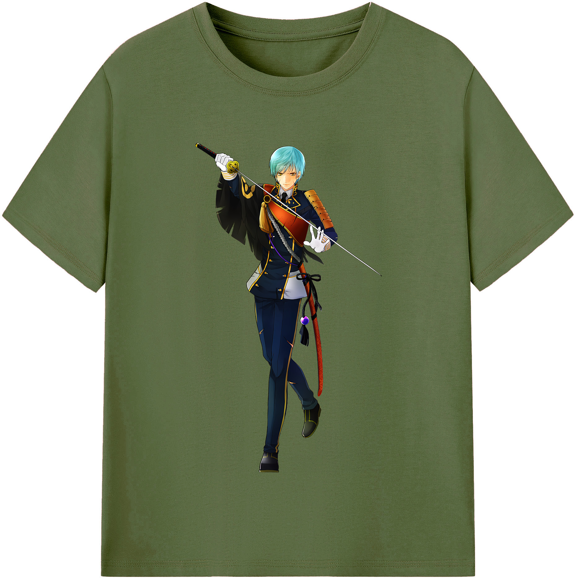 （画像用） 刀剣乱舞 Touken Ranbu 綿100％半袖Tシャツ（フロントプリント）